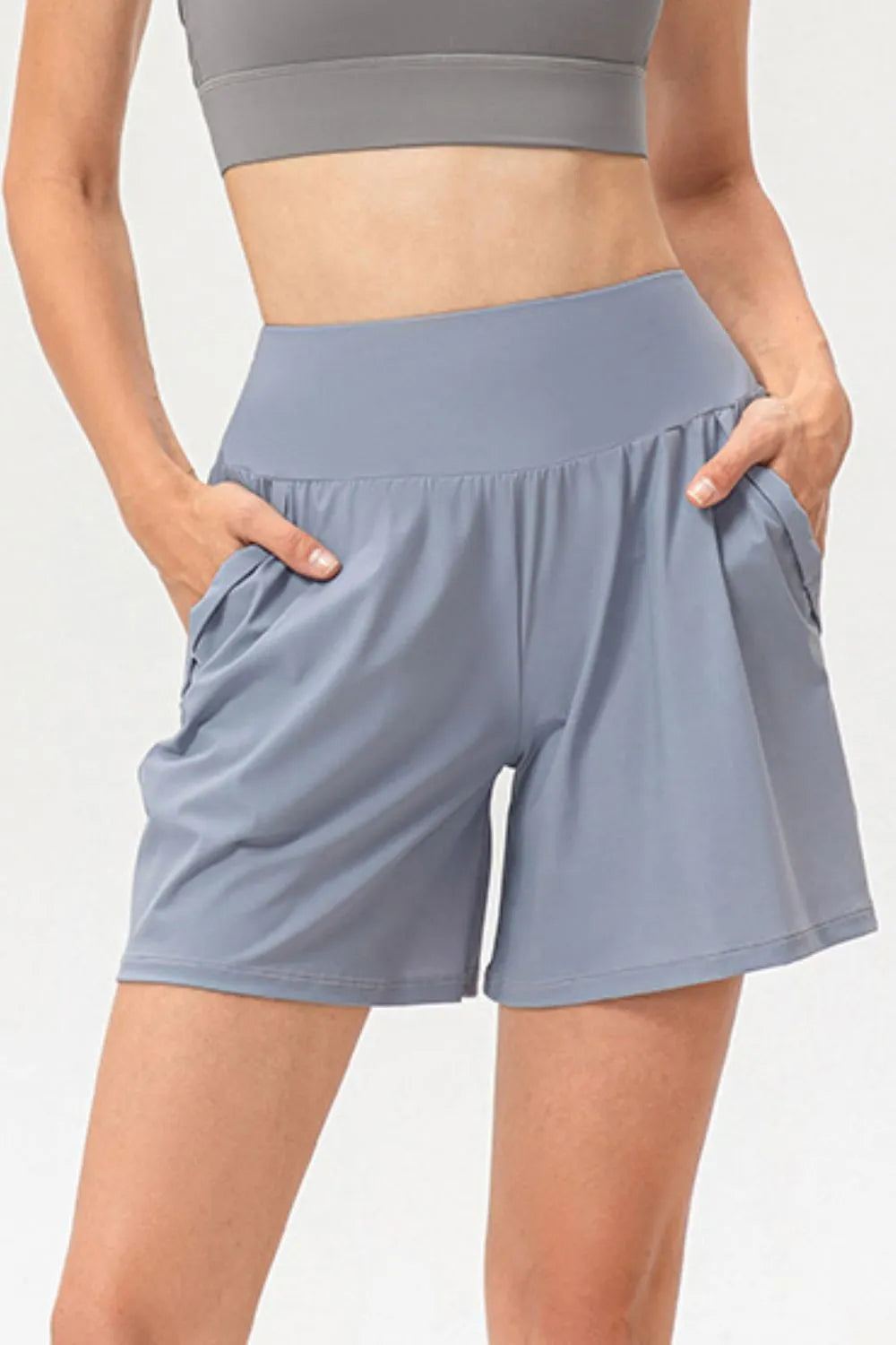 Active shorts color option front view