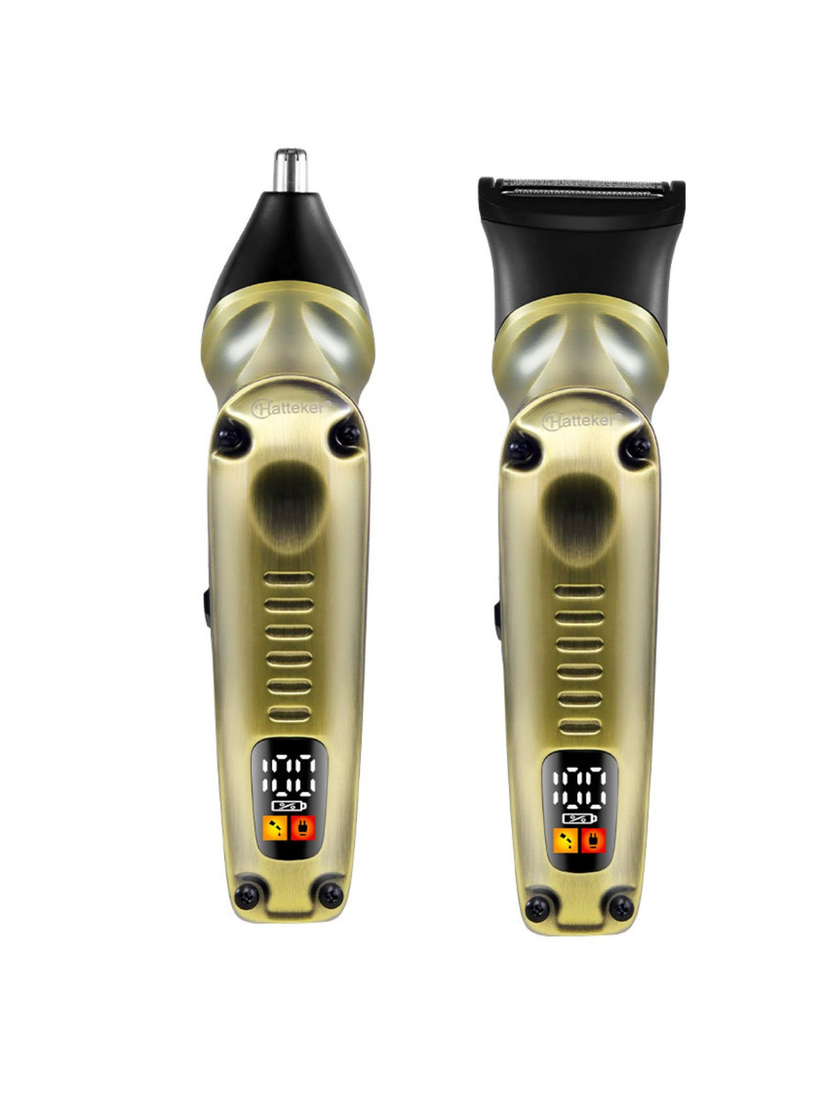 Hair clipper body grip texture