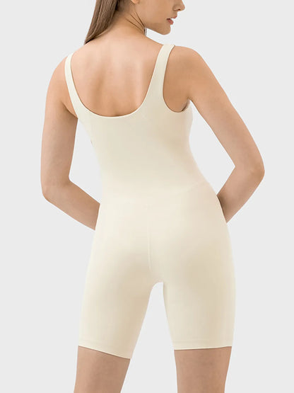 Millennia Wide Strap Active Romper - Fashorio