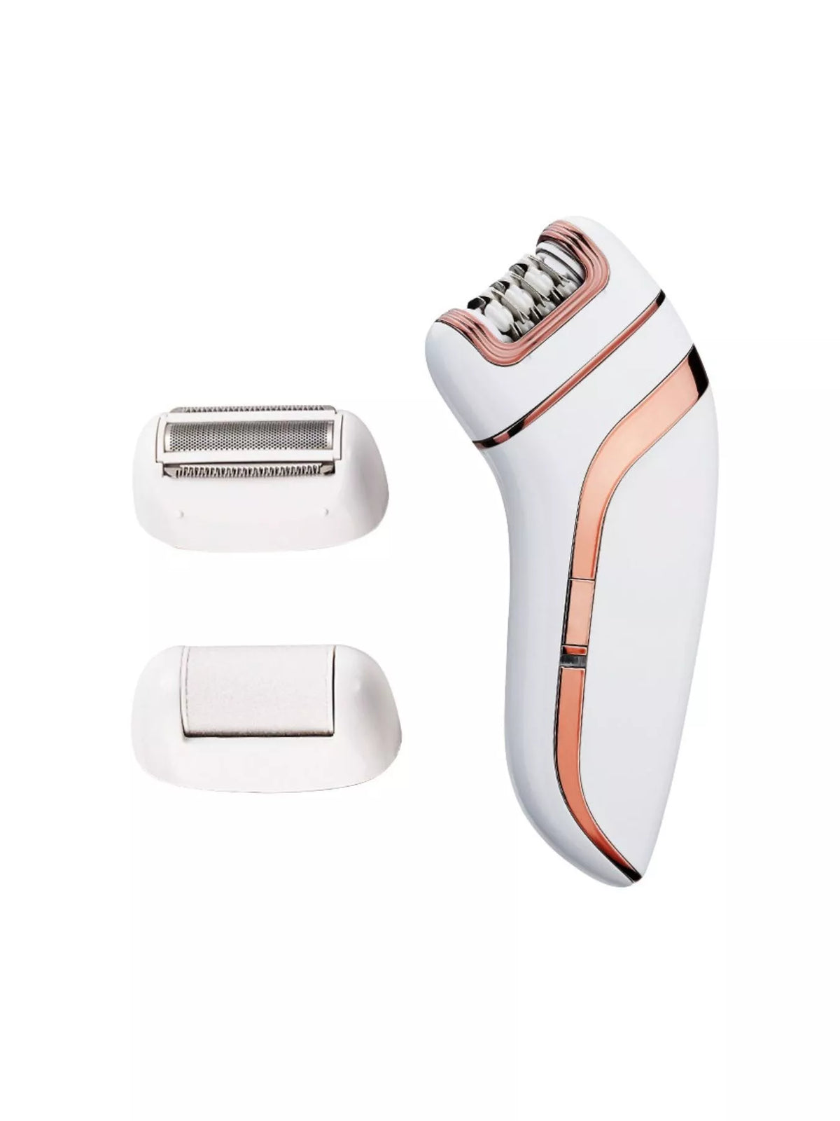 Epilator being rinsed under water