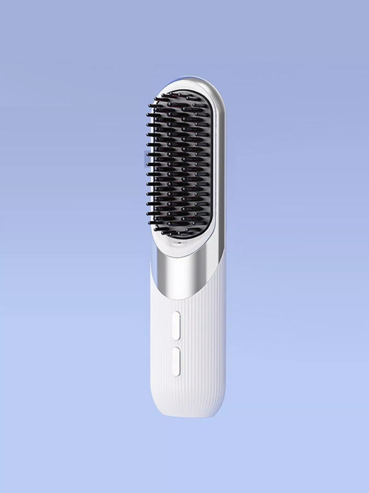 Close up of comb control button and display