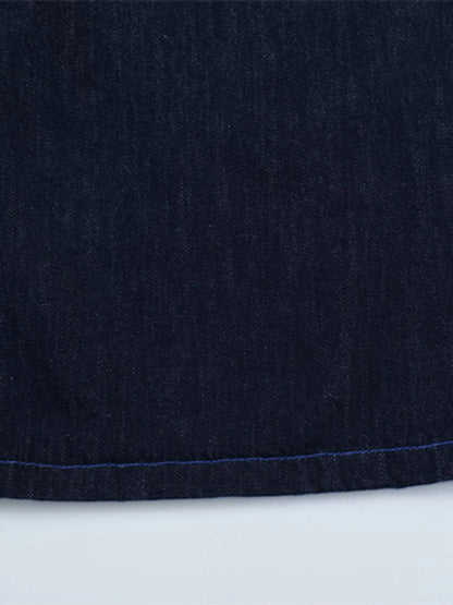 Men's Embroidered Wash Denim Shorts - Fashorio