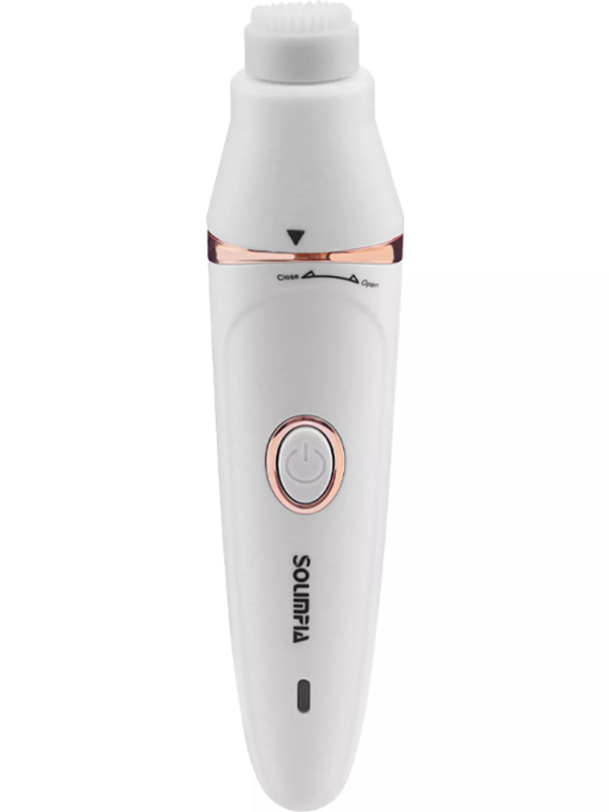 Side view of the hair remover