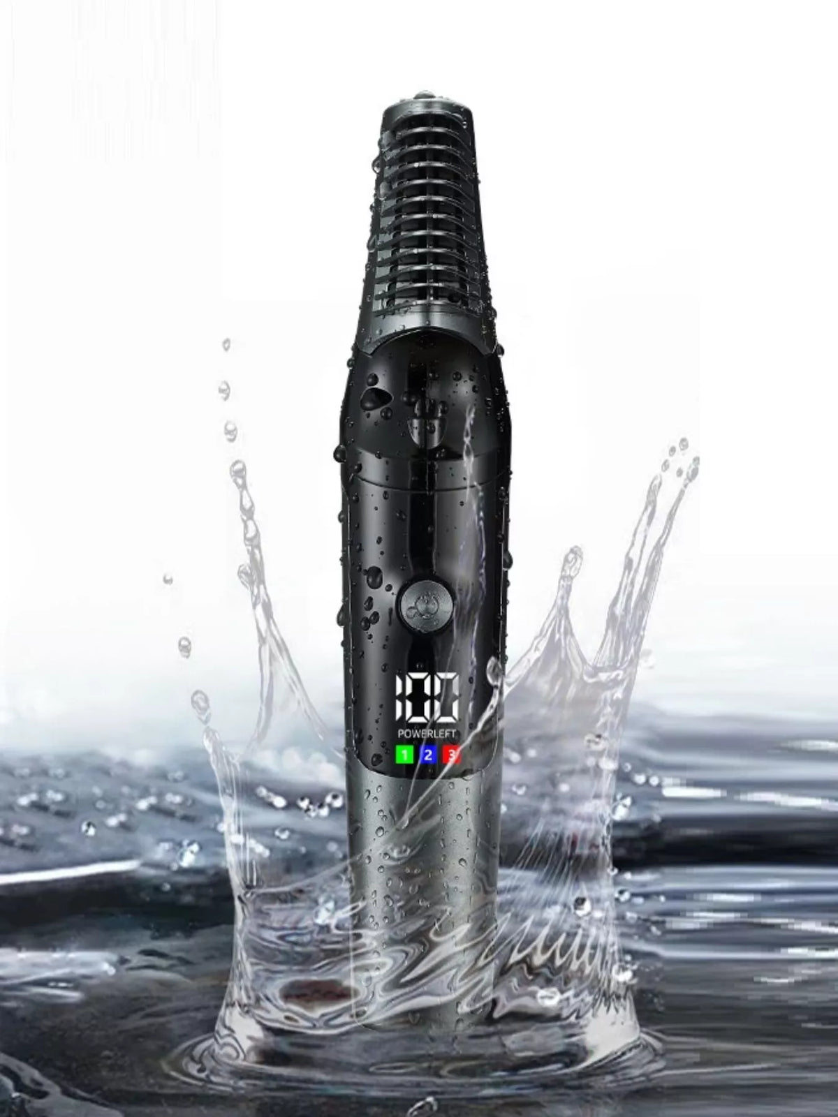 Trimmer held in hand