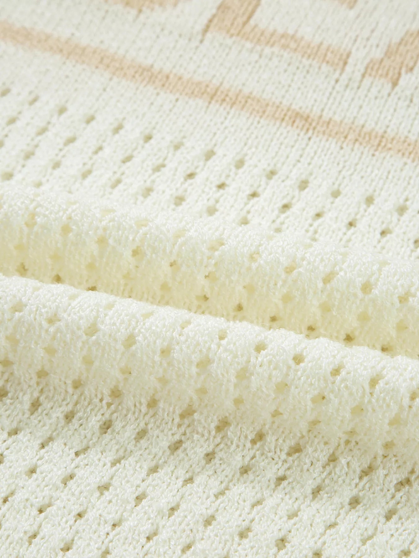 BEACH Hollow Out Knitted Lightweight Dolman Sweater - Fashorio