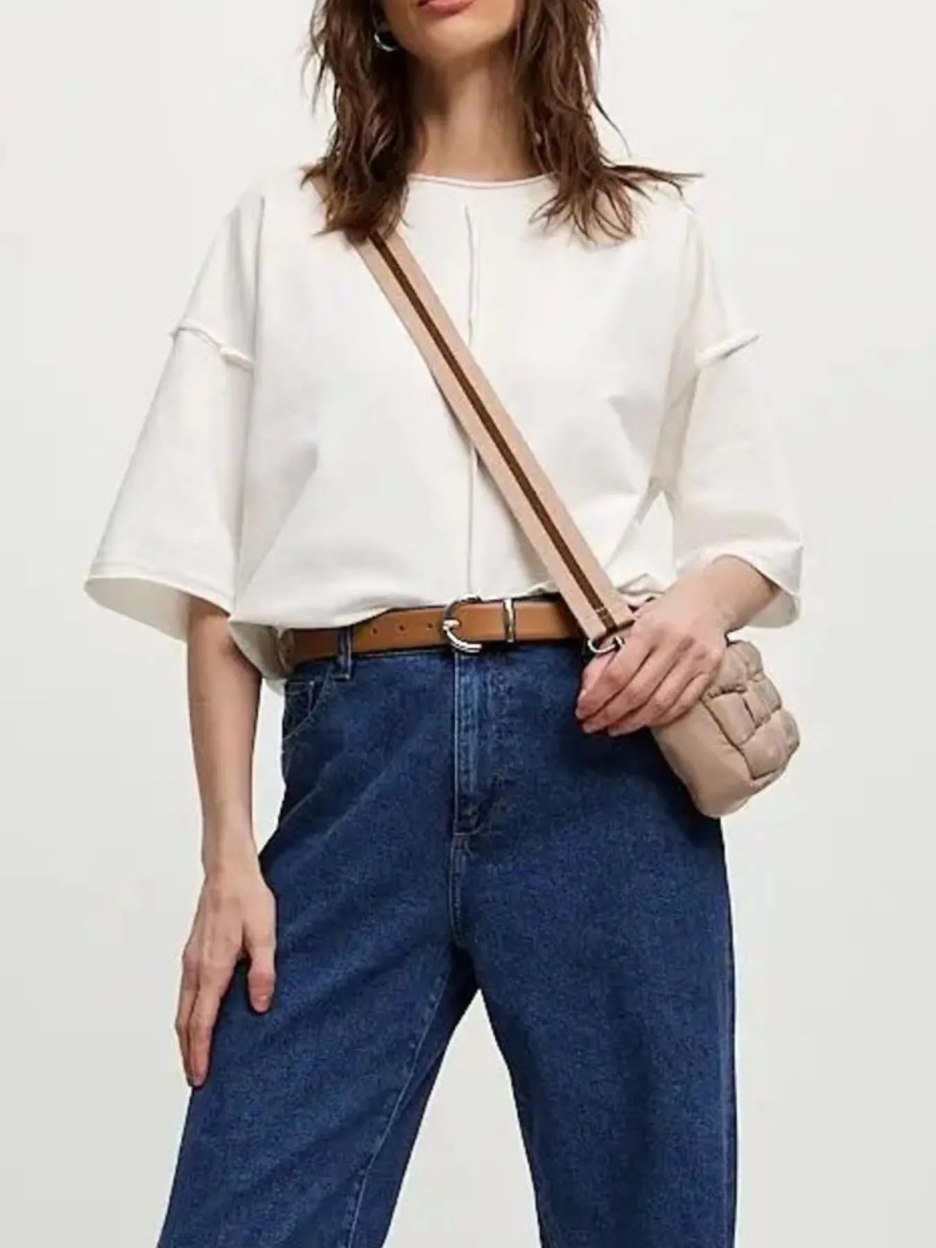 Round Neck Half Sleeve T-Shirt - Fashorio