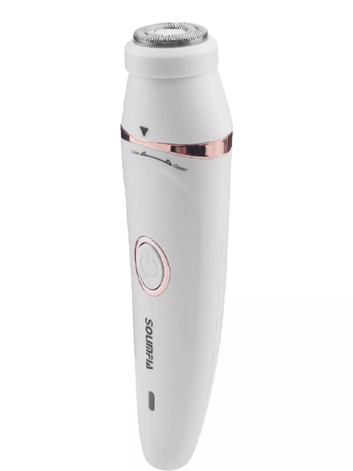 Hair remover heads compared side by side