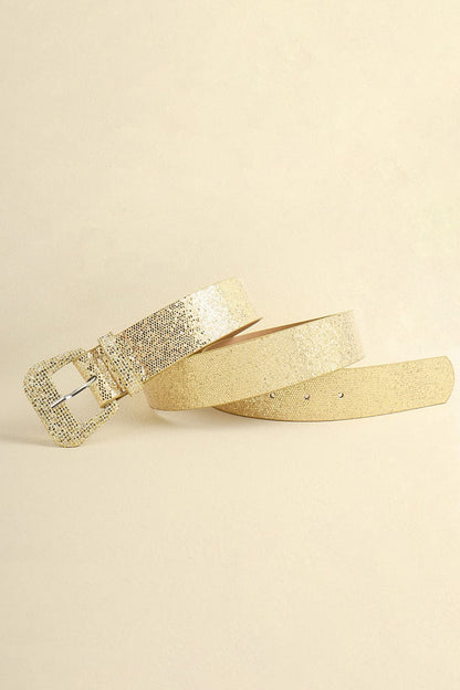 Glitter PU Leather Belt - Fashorio