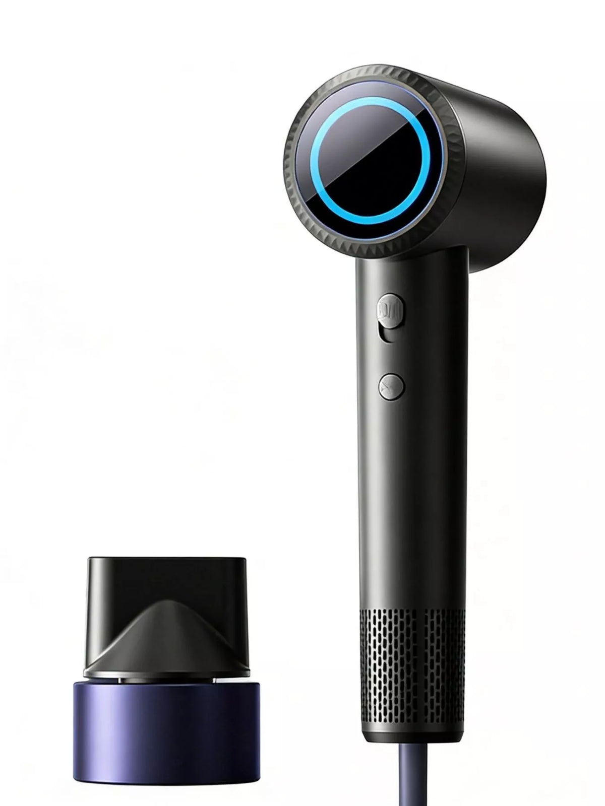 Hair dryer with cord and plug