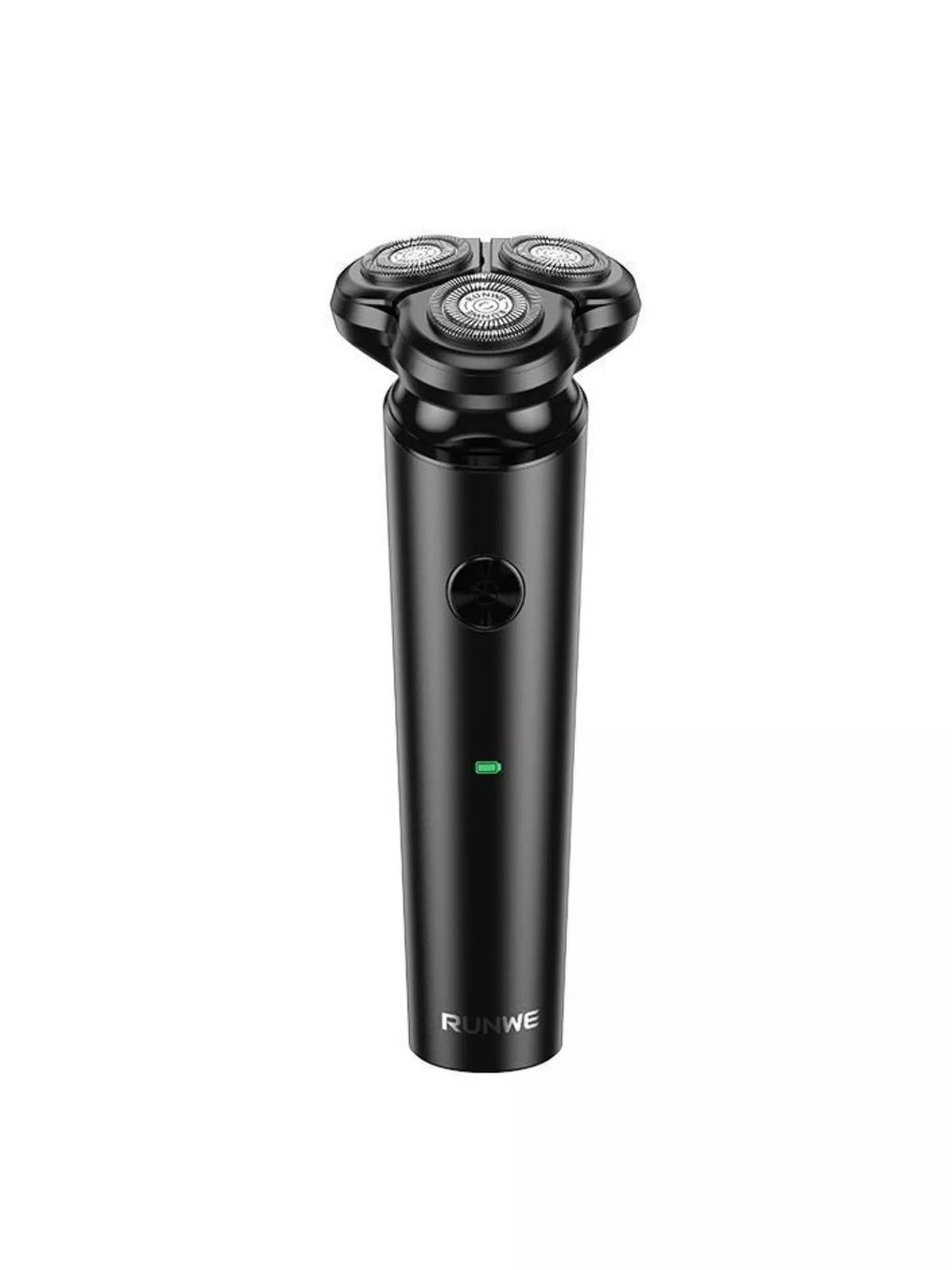 Rotary shaver charging port