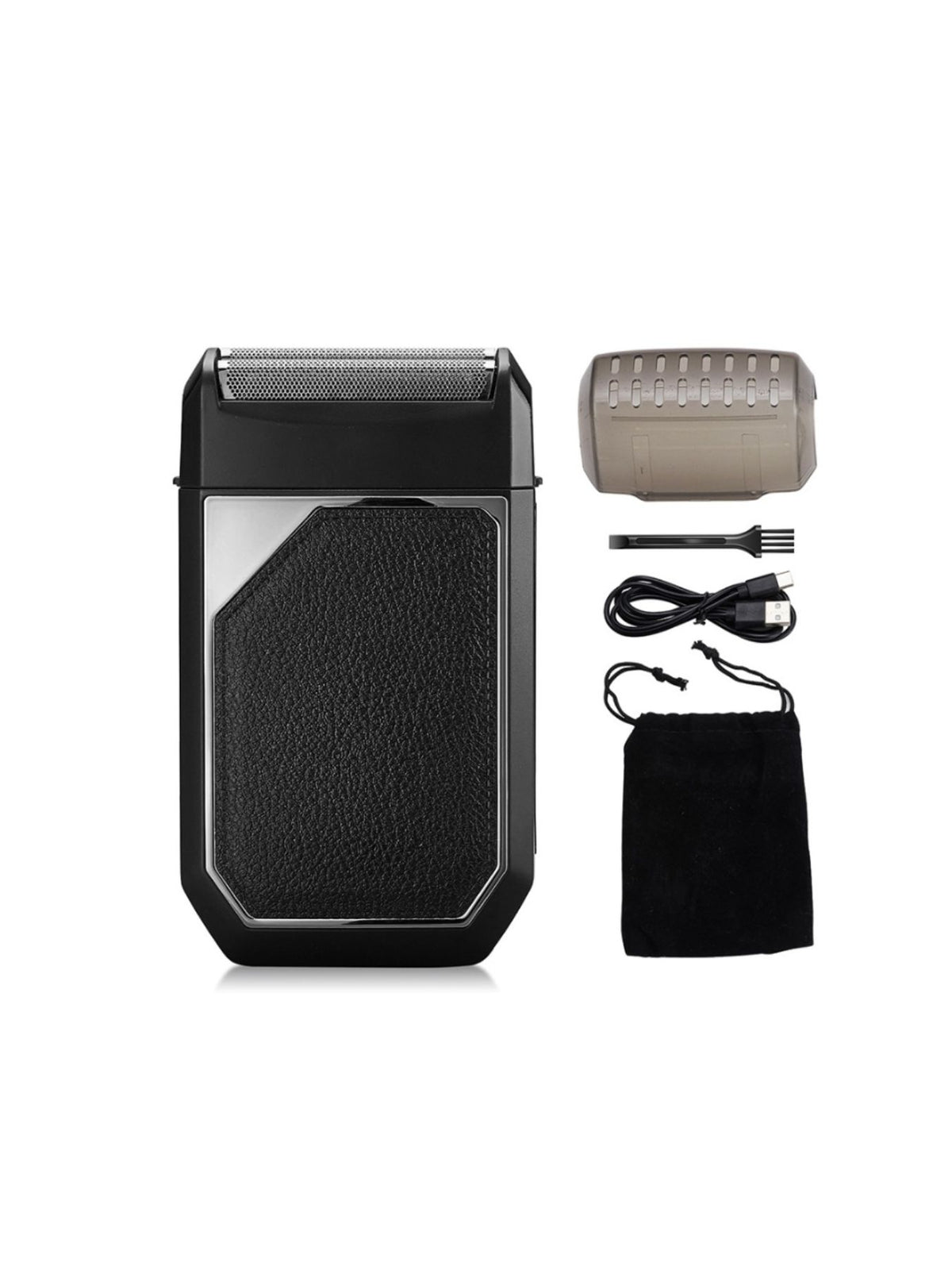 Foil shaver charging port