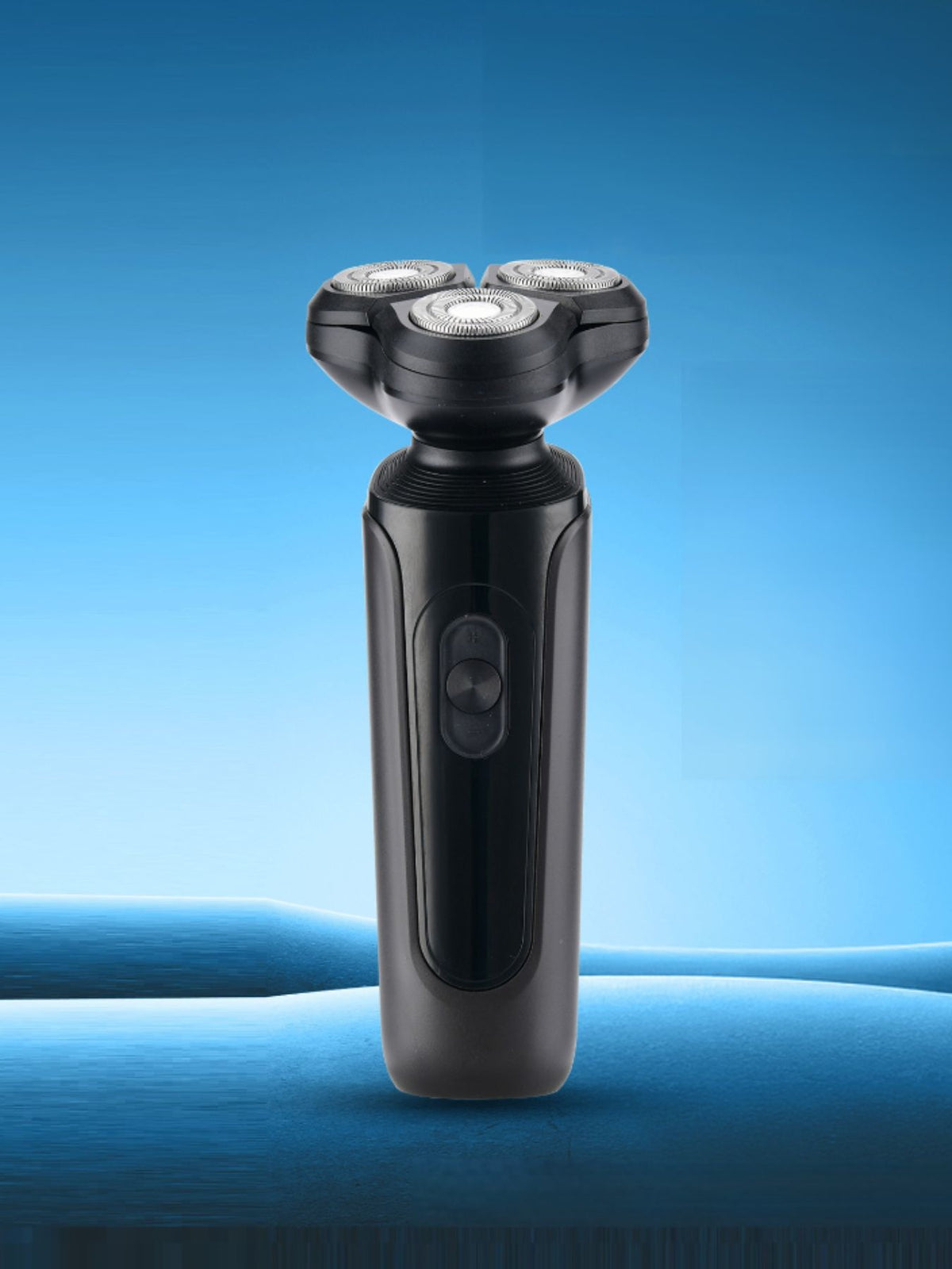 Rotary shaver side profile