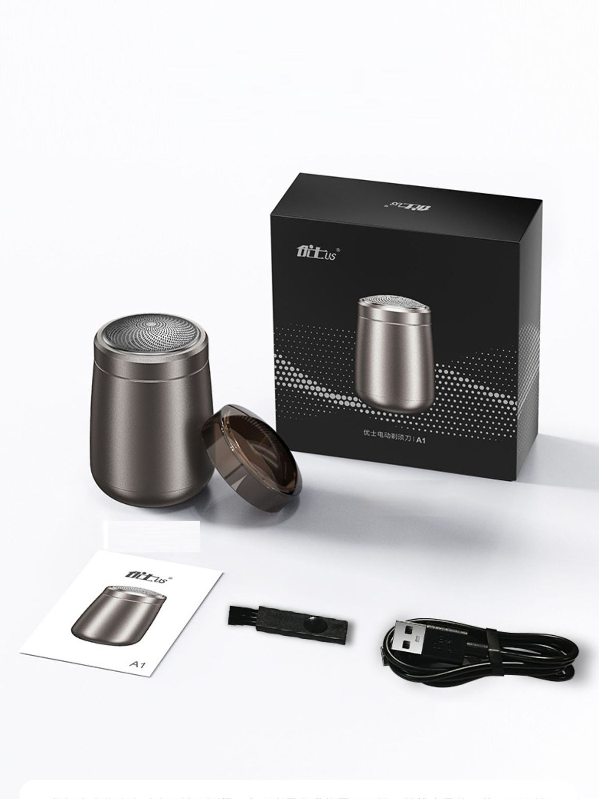 Portable mini shaver size reference