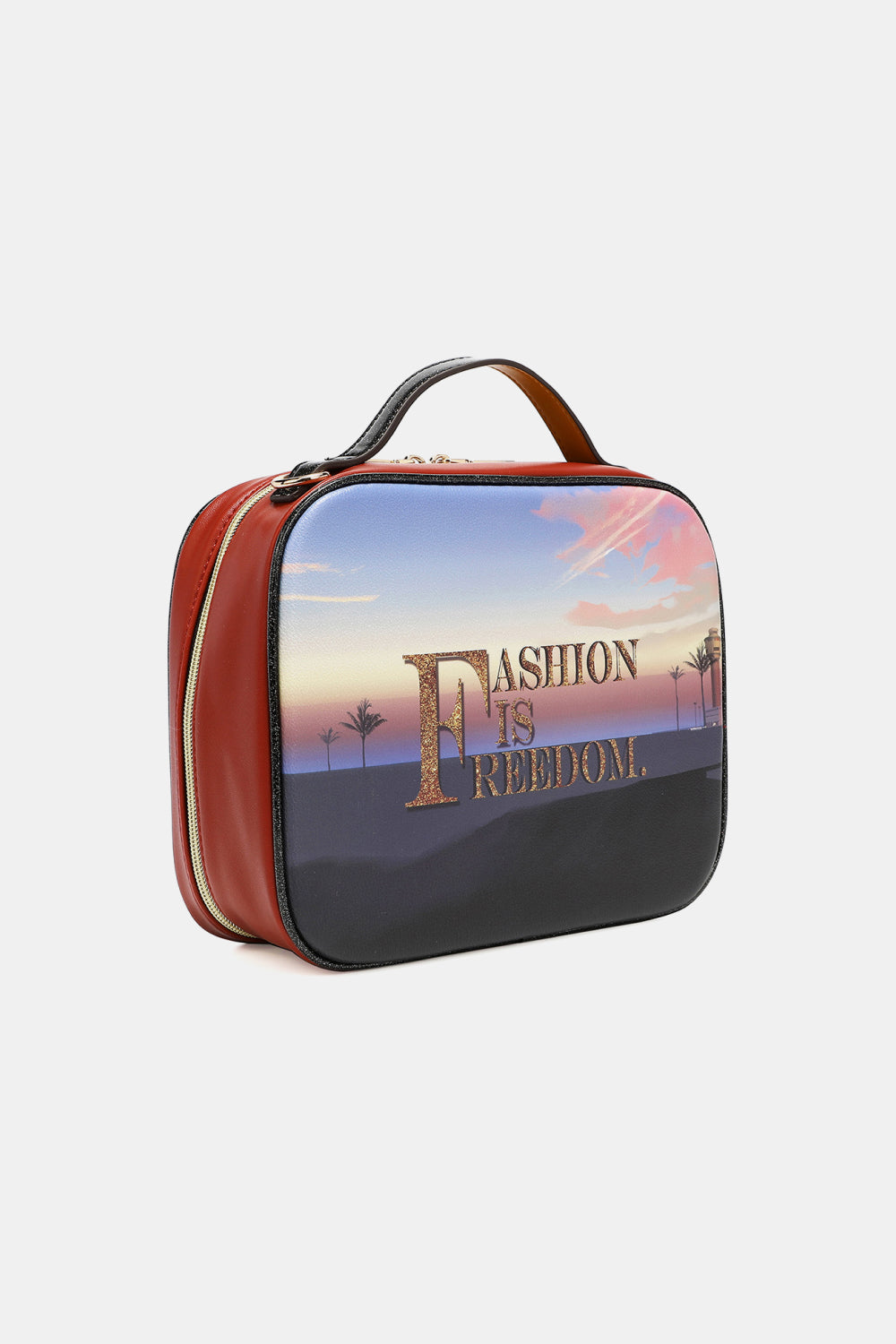 Nicole Lee USA Printed Handbag with Three Pouches - Fashorio