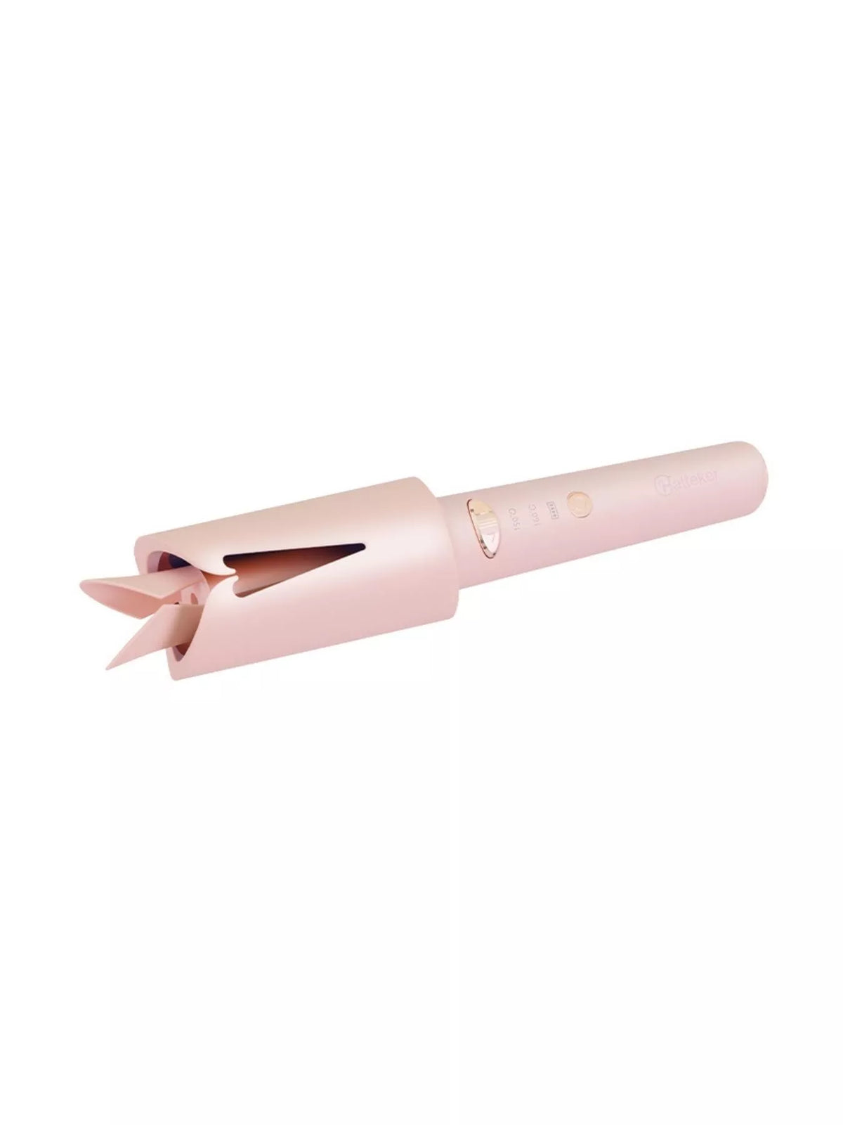 Curling iron side profile view