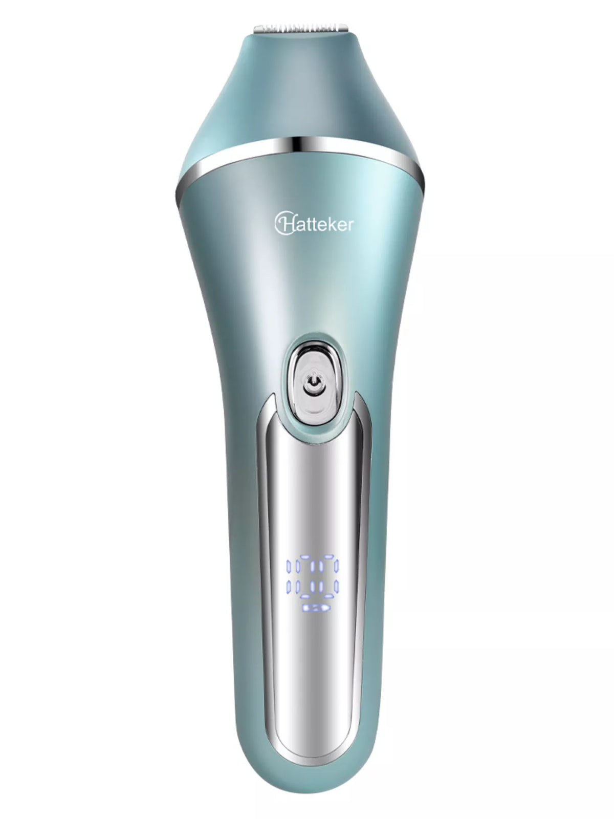 Blue epilator top view
