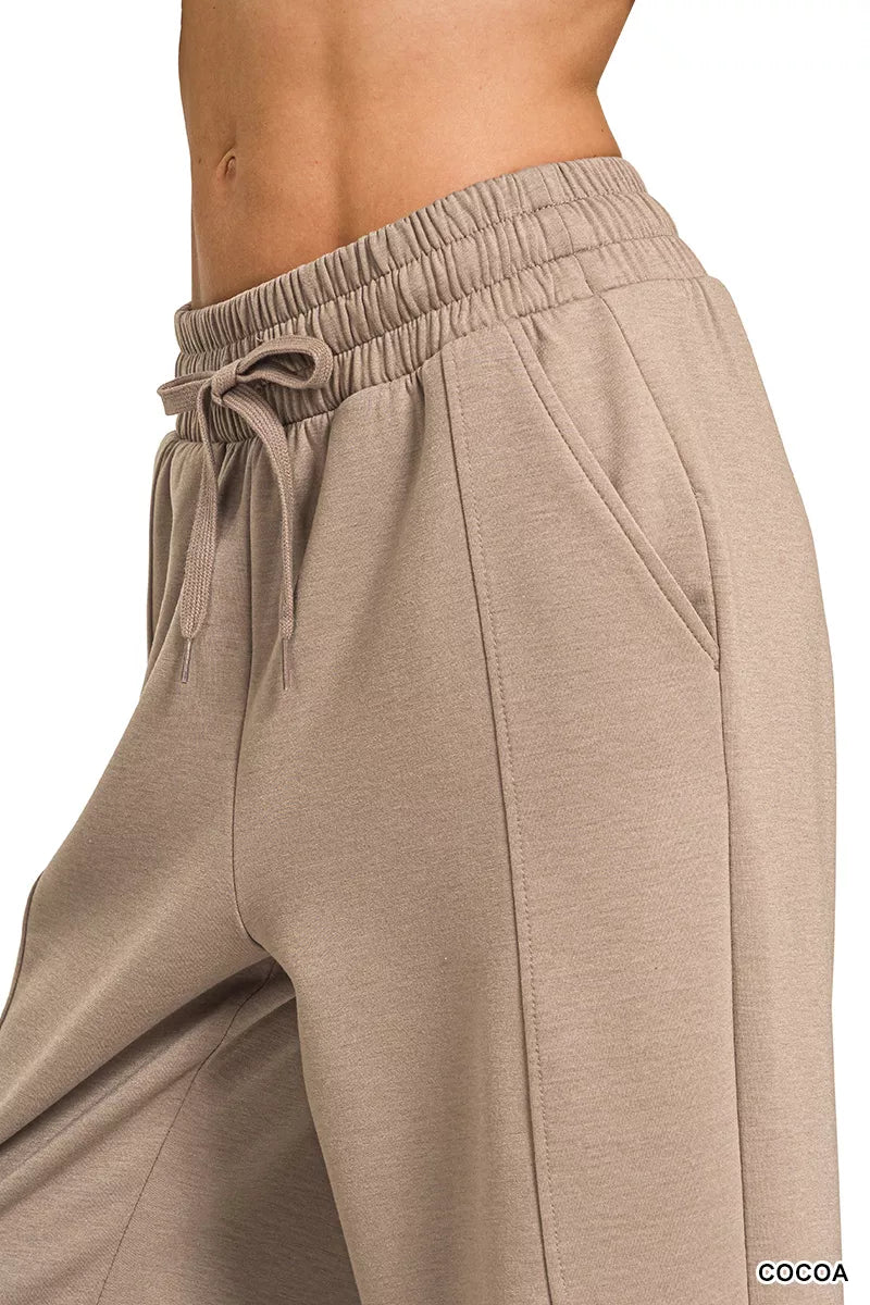 Coordinated scuba pants set back view