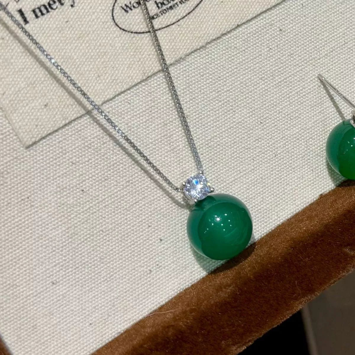 jade pendant sterling silver necklace pendant close up