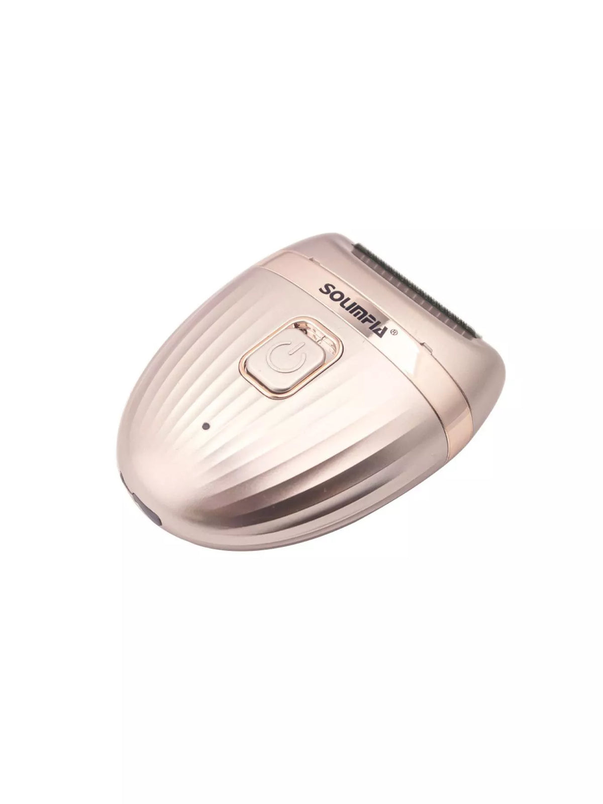 White epilator side profile