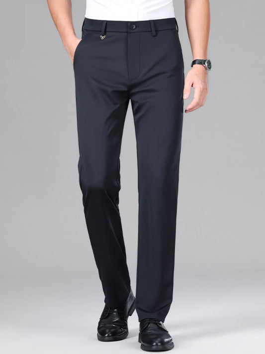 Men's Loose Fit Pants Navy Blue - Fashorio
