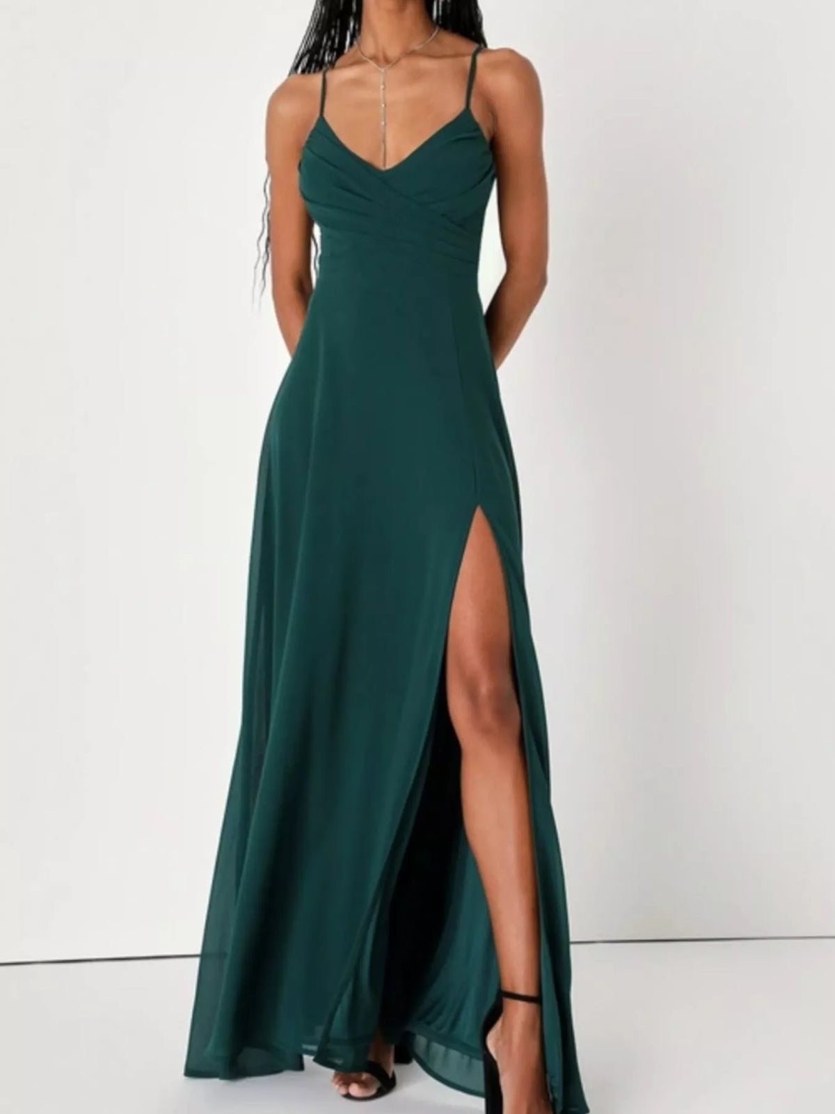 Maxi dress full length styling view