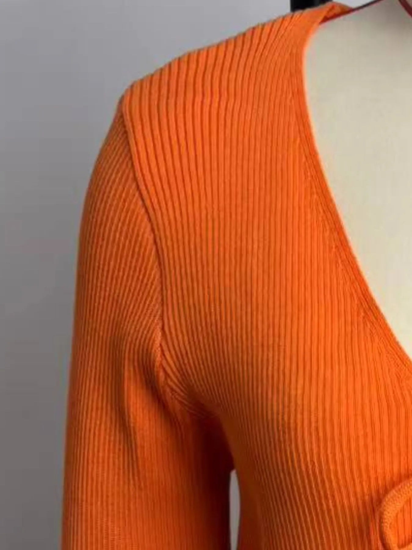 Tie-Front Long Sleeve Cardigan - Fashorio