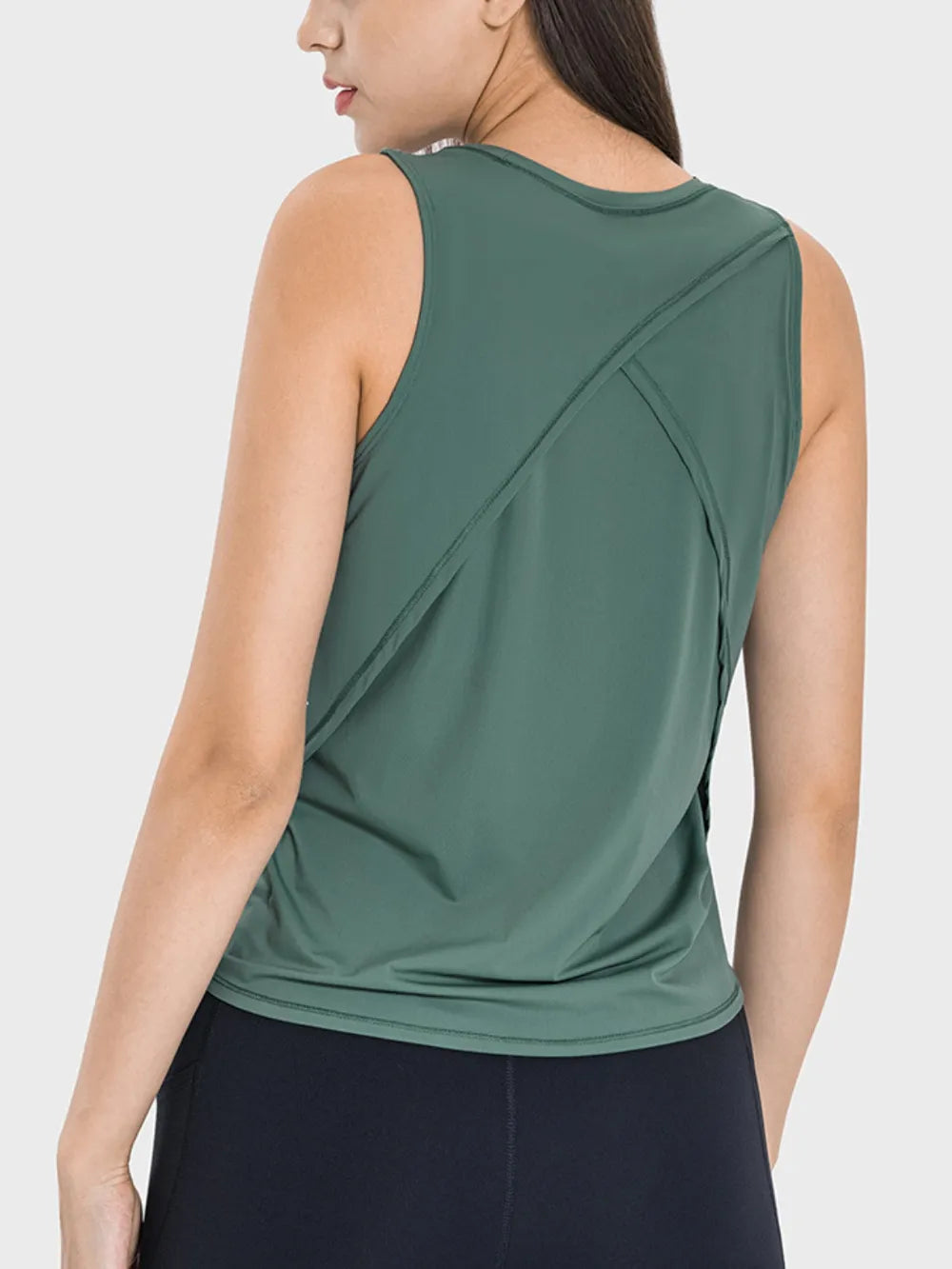 Round Neck Active Tank view 8