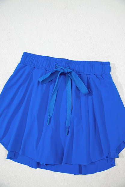 Drawstring Active Skorts - Fashorio