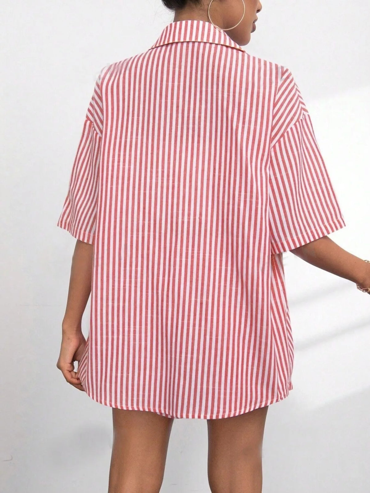 Striped set scarlet colorway