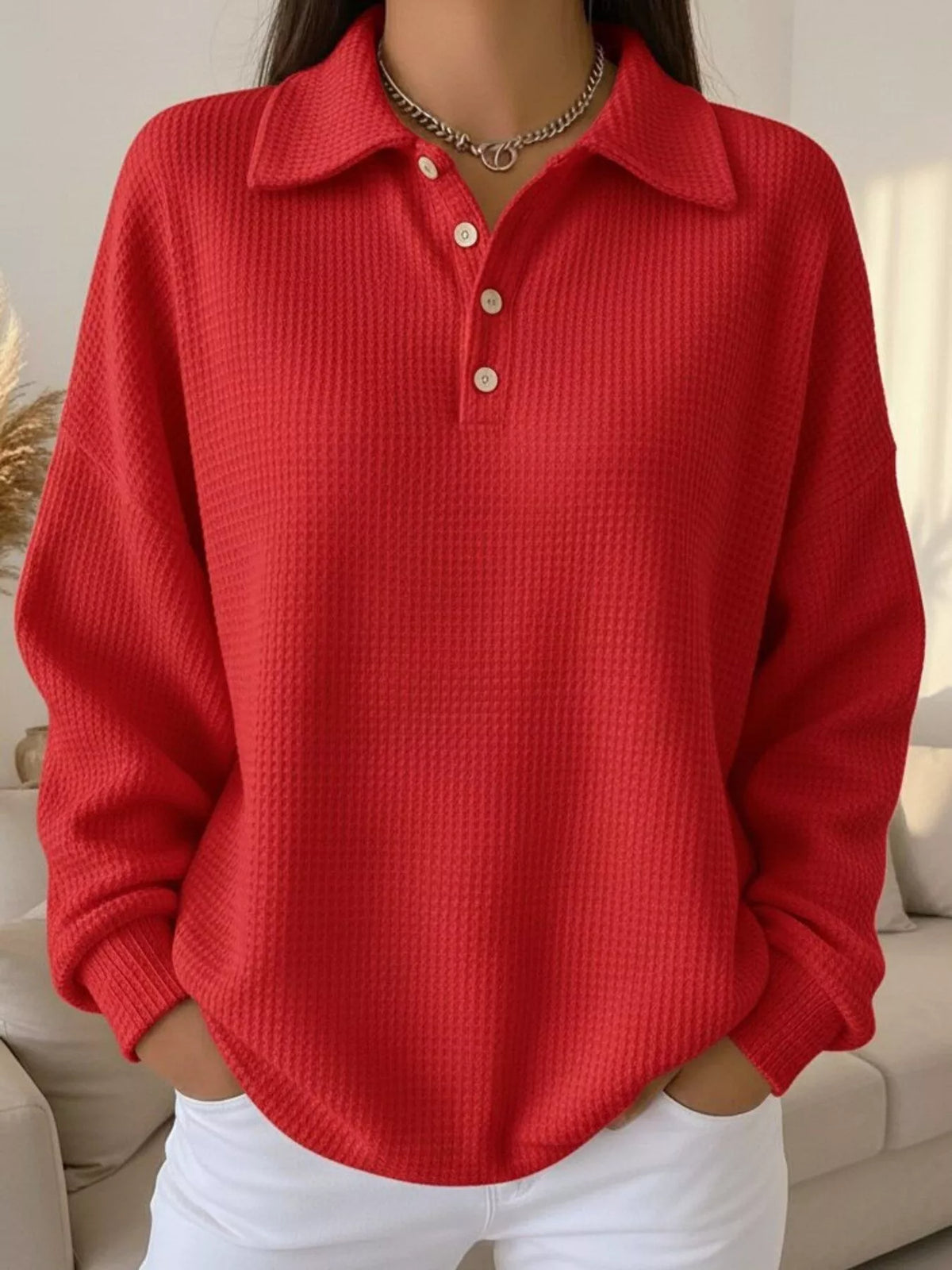 Button detail top alternate color front view