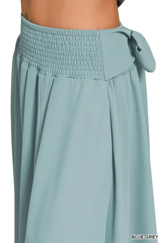 Zenana Heavy Woven Span Crop Tee & Skirt Set - Fashorio