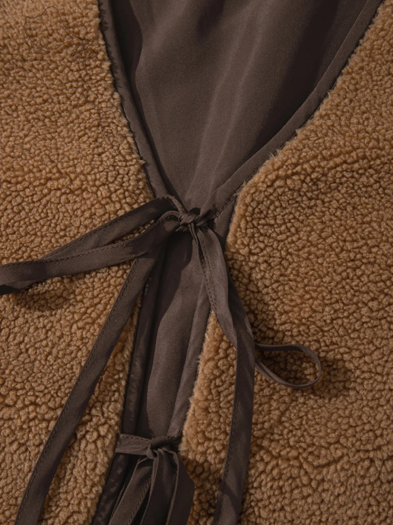 Double Take (Oh) Vests Double Tied Front Vest Coat