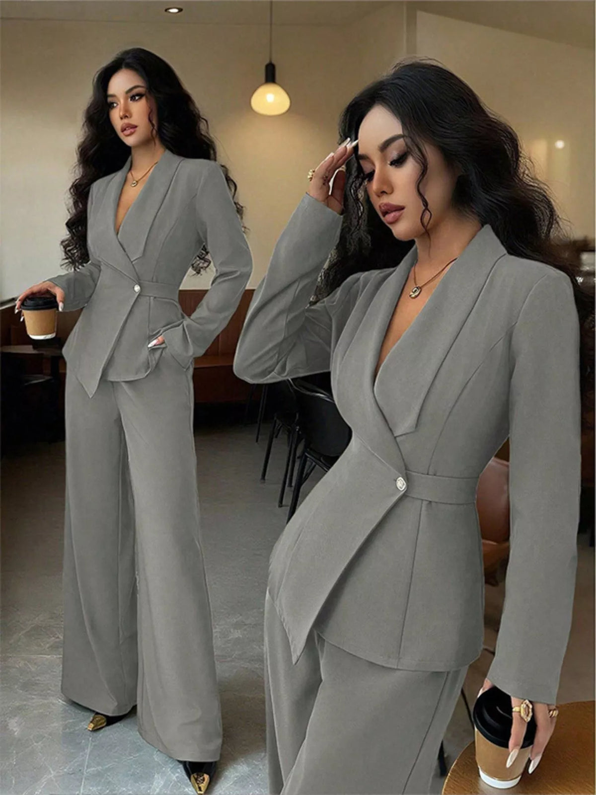 Blazer set close view