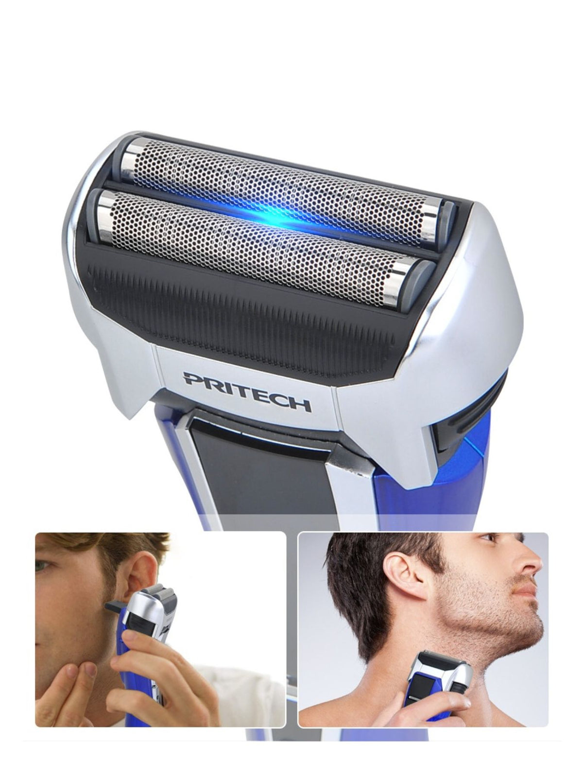 Electric shaver blade detail
