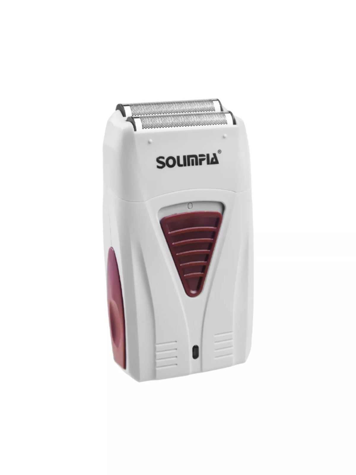 Foil shaver held in hand