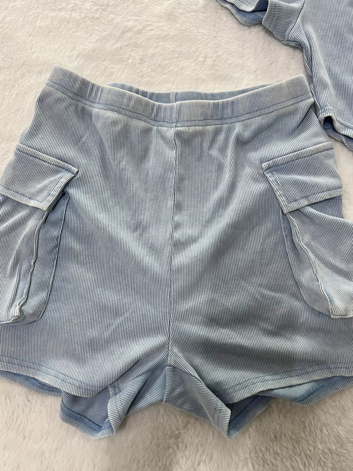 Two piece bodysuit set styled look