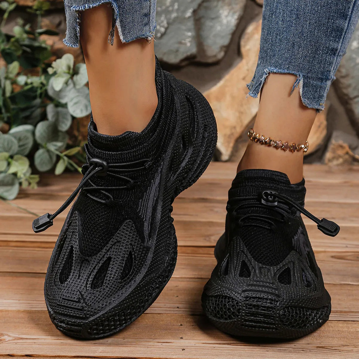 Lace Up Mesh Athletic - Fashorio