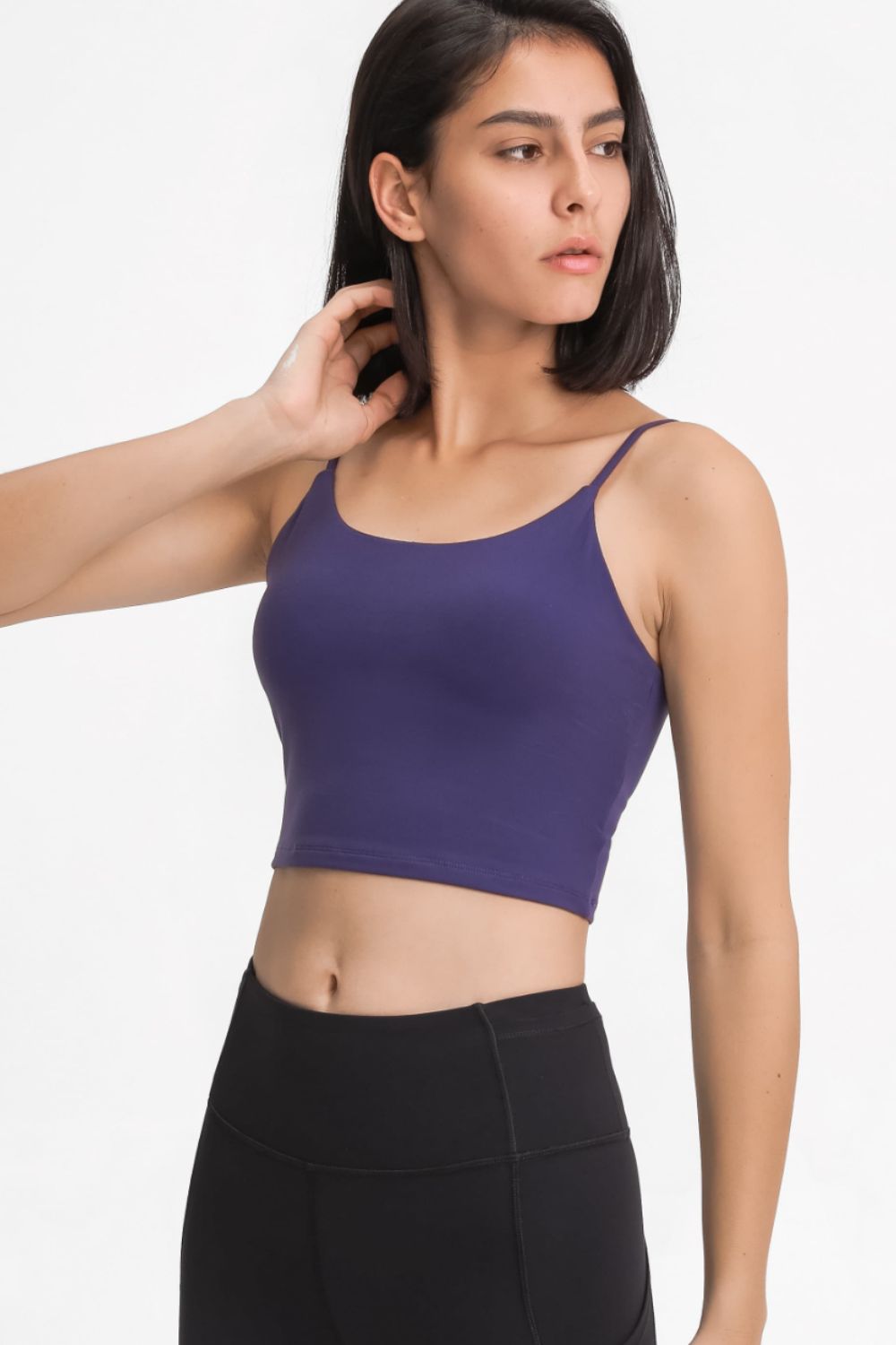 Millennia Feel Like Skin Scoop Neck Sports Cami - Fashorio