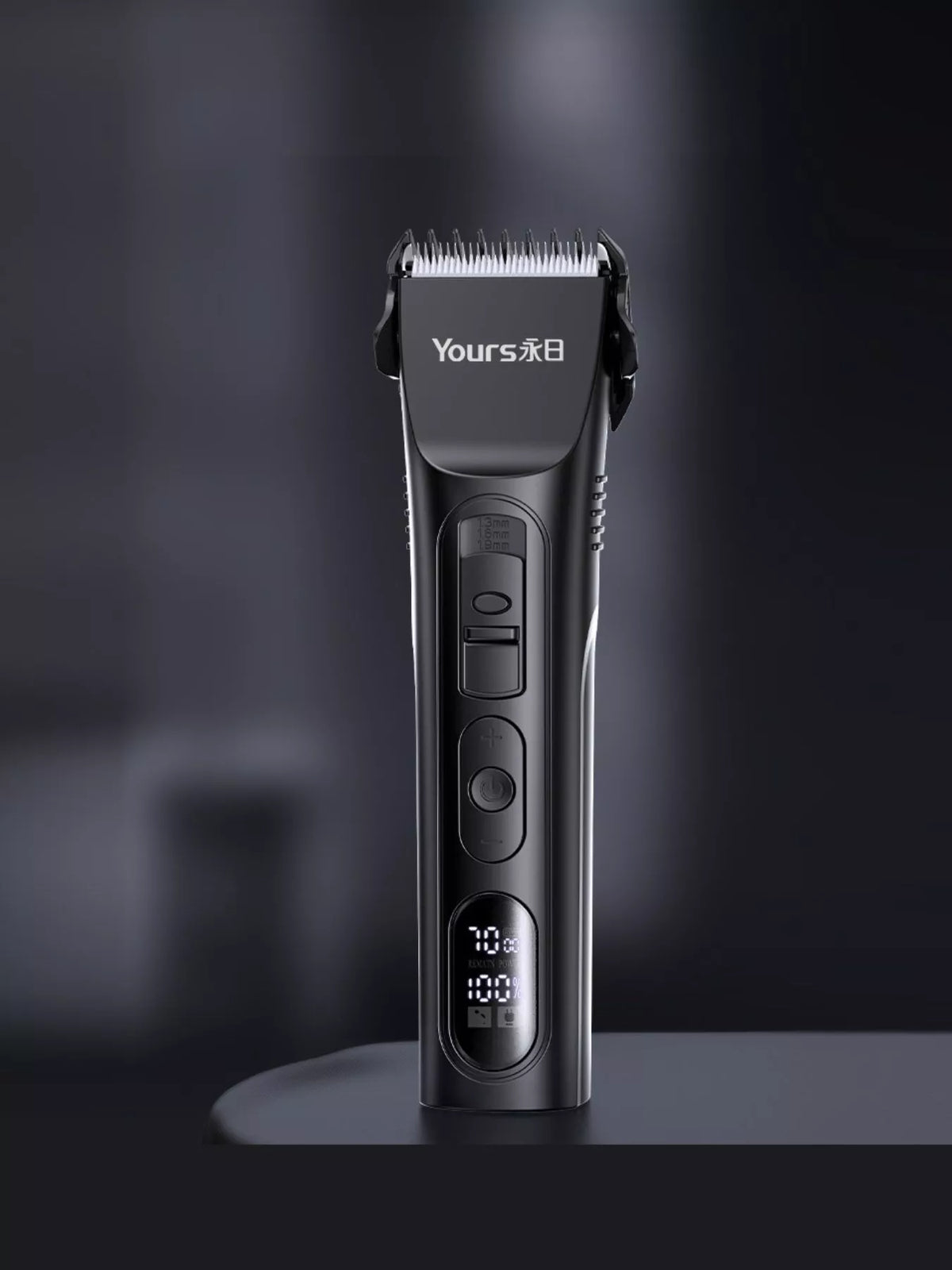 Rechargeable hair clipper full view