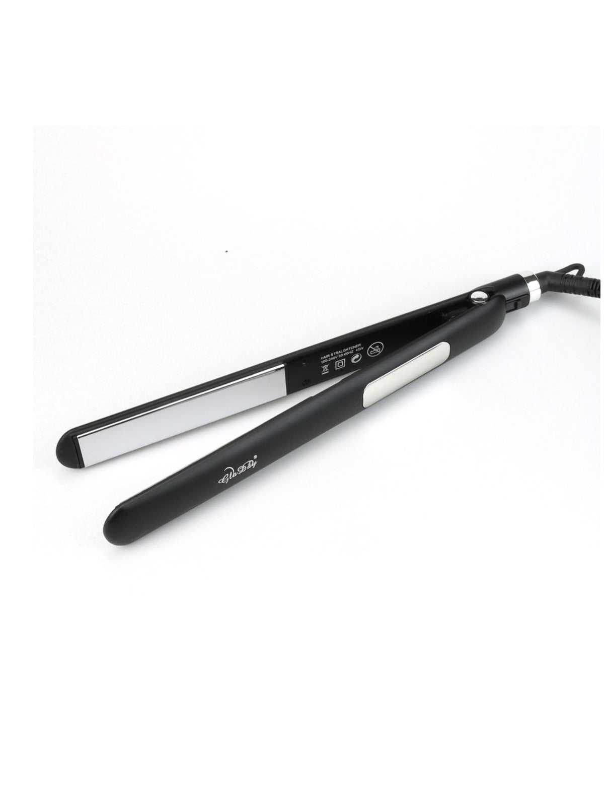 Straightener temperature control display