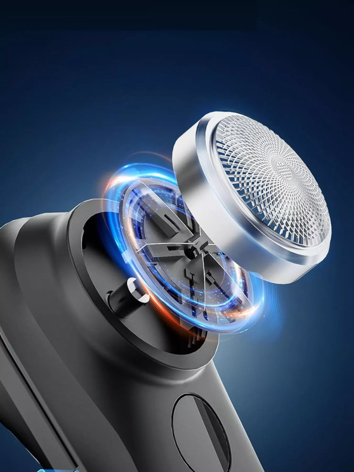 Mini shaver USB charging detail