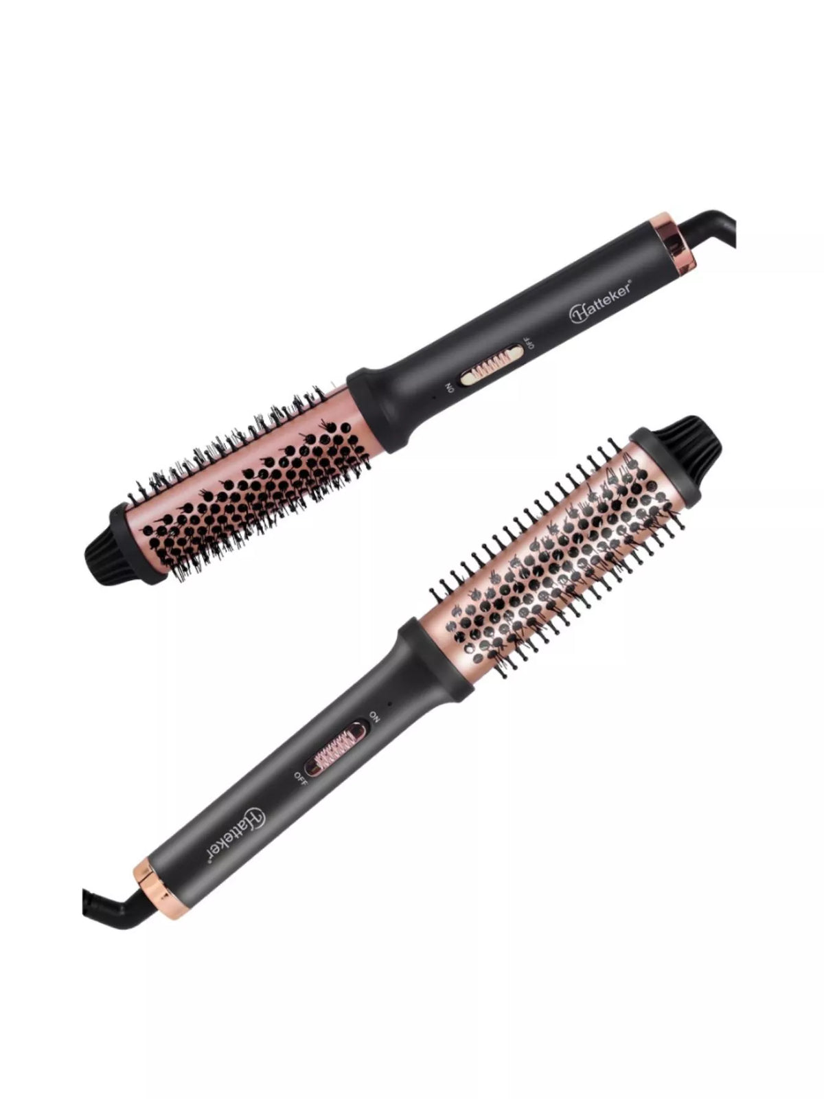 Curling iron side profile view