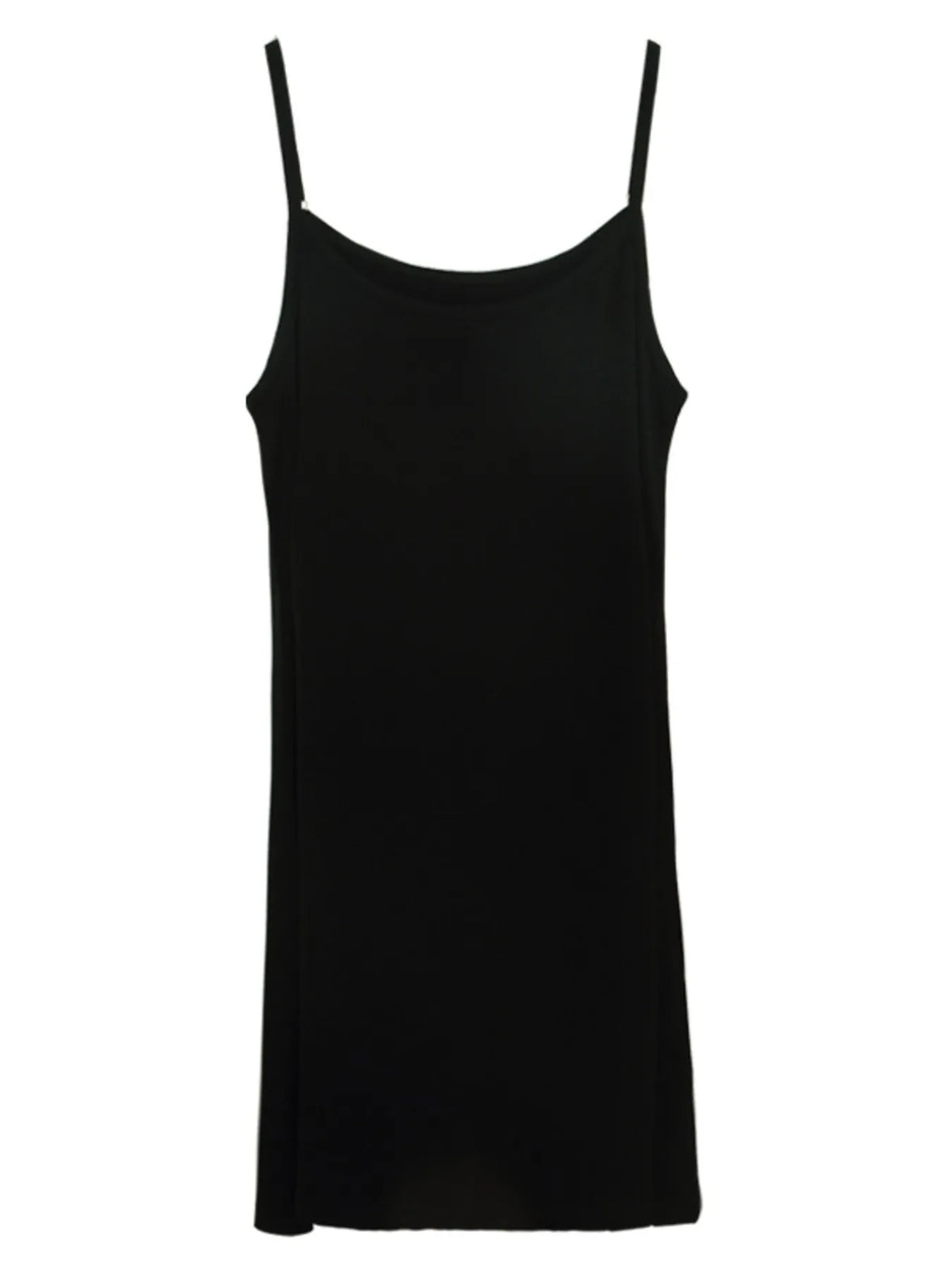 Ribbed mini dress full length