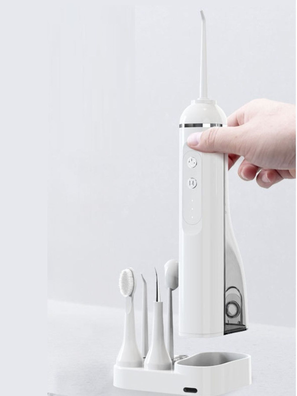 Set of flosser nozzle tips