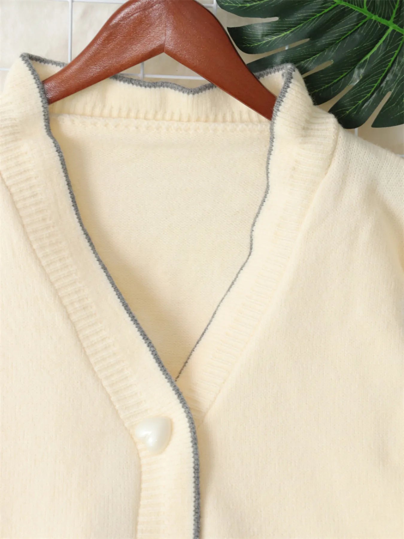 Bow Tie Button Up Cardigan - Fashorio