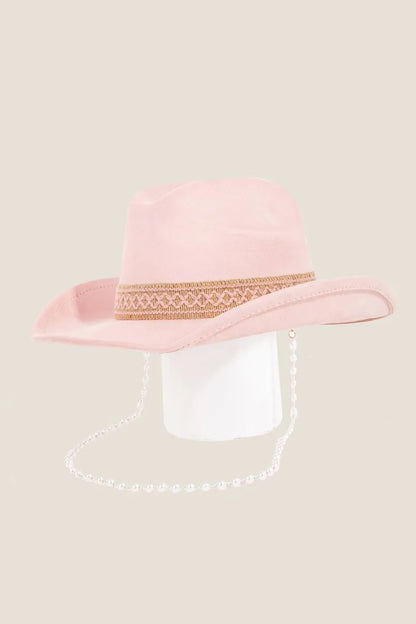 Fame Ornate Band Cowboy Hat Pk One Size - Fashorio