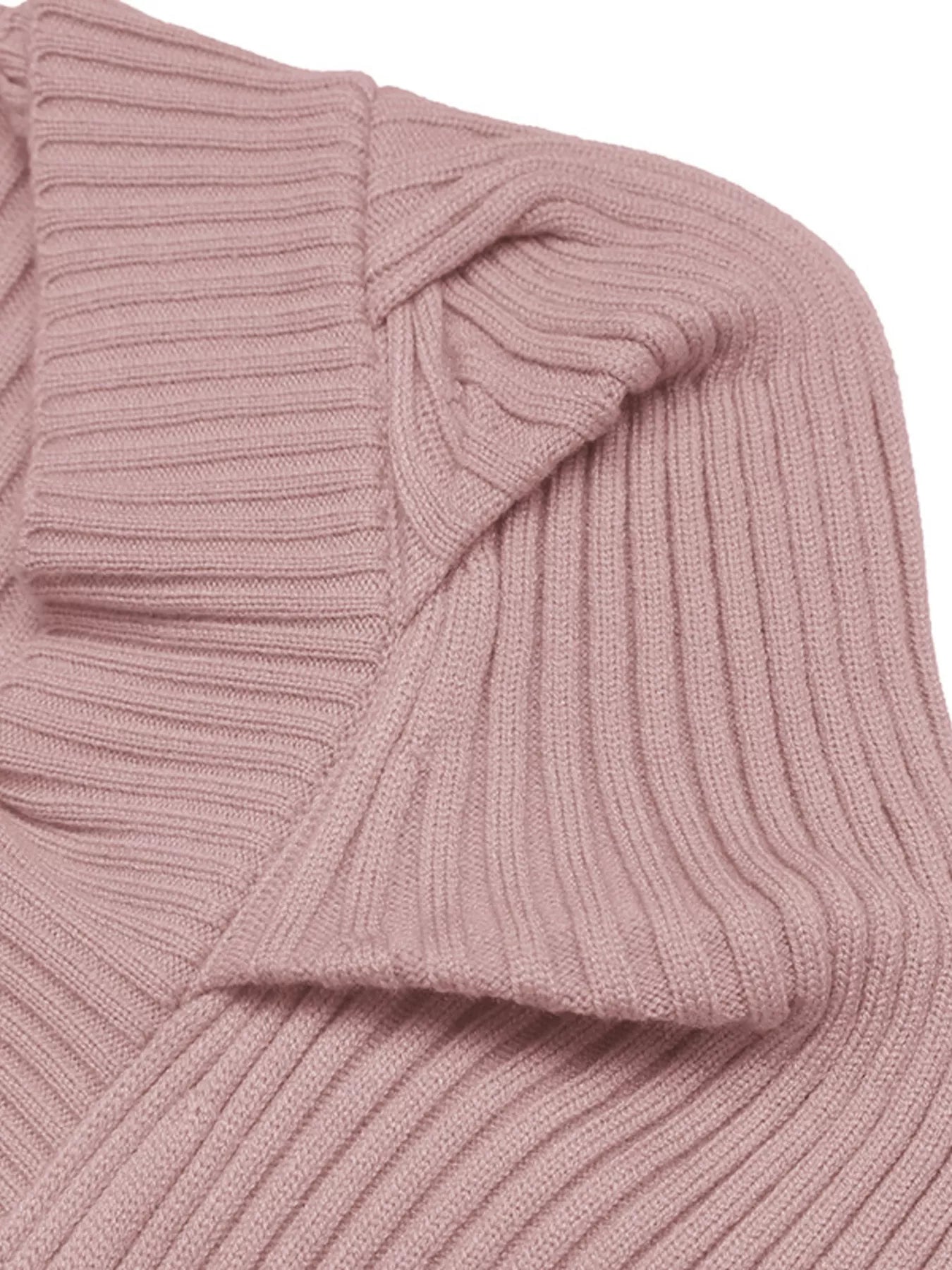 Ribbed Knit Square Neck Bodycon Sweater Dress - Fashorio