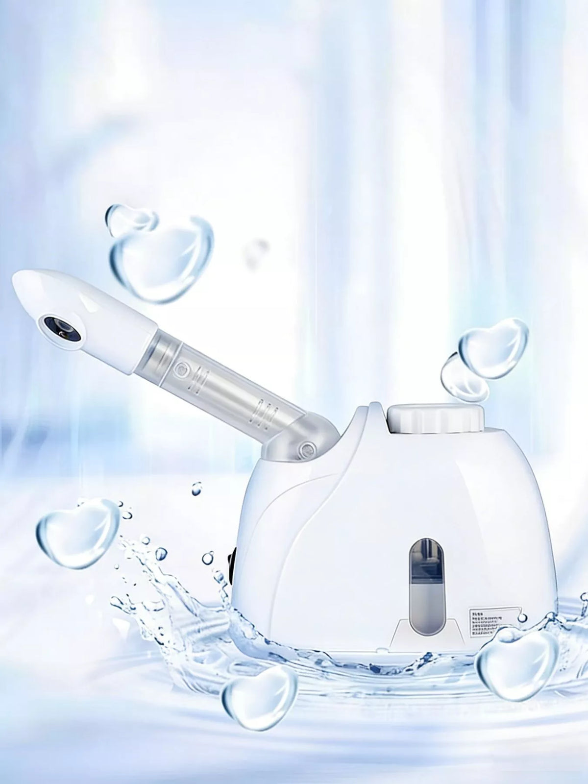 Facial steamer nozzle detail