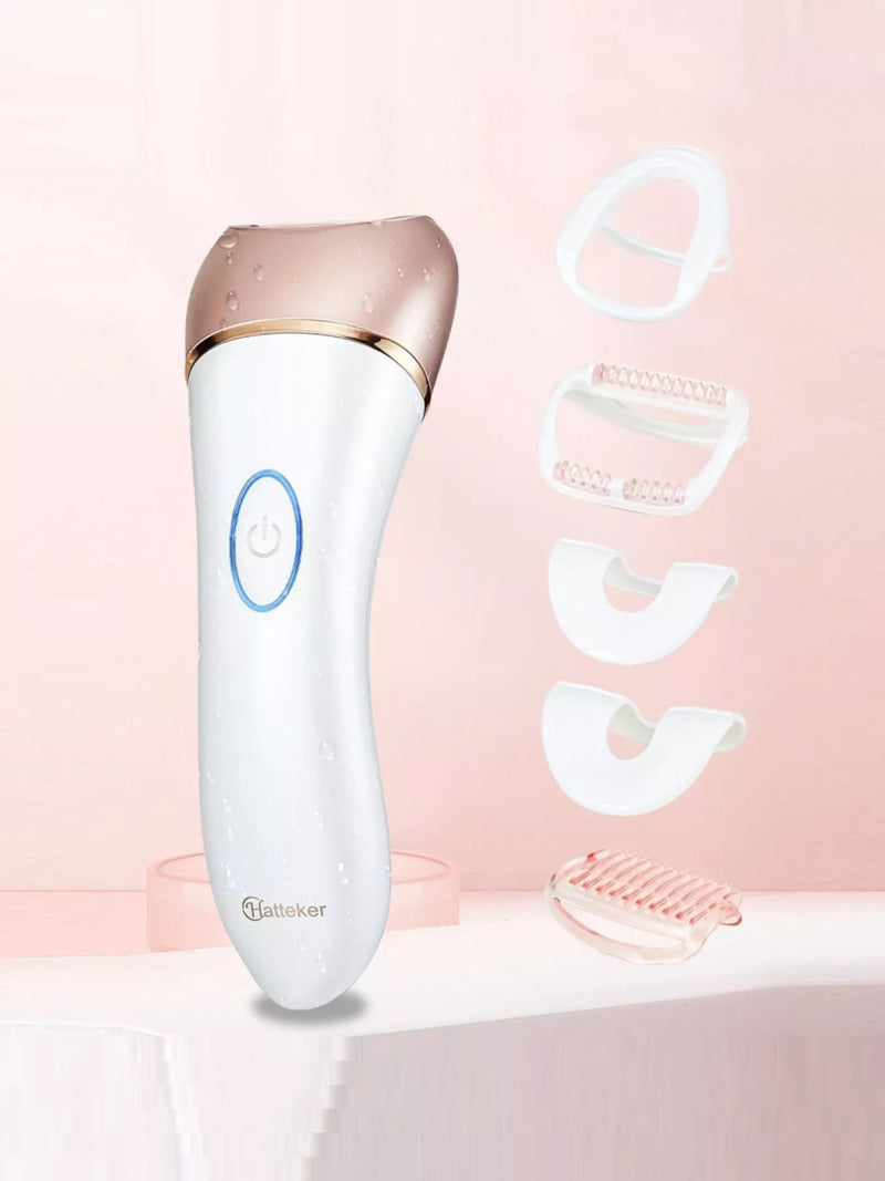 Portable hair removal epilator in rose gold