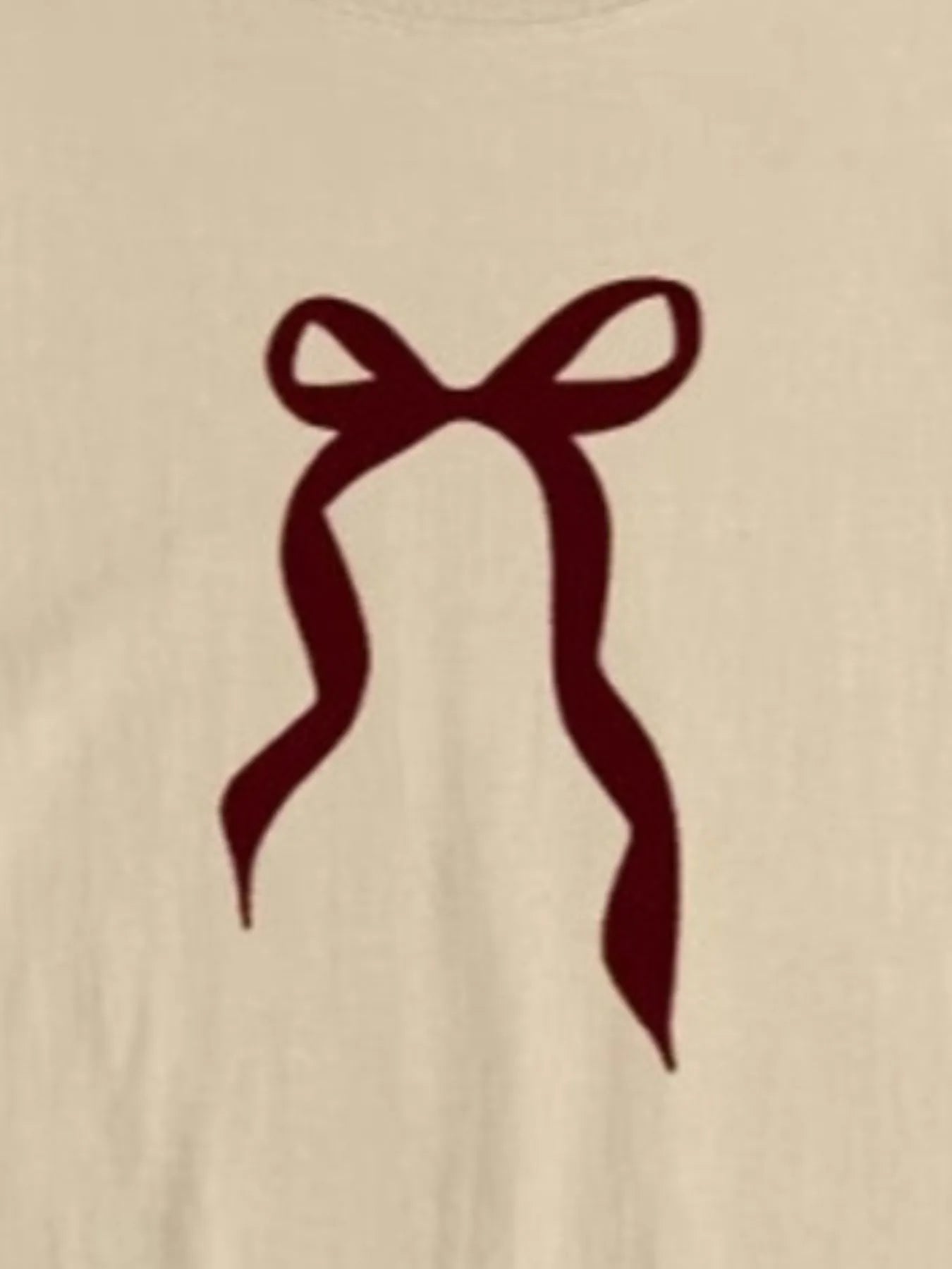 Plus Size Bow Round Neck Short Sleeve T-Shirt - Fashorio